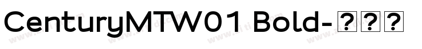 CenturyMTW01 Bold字体转换